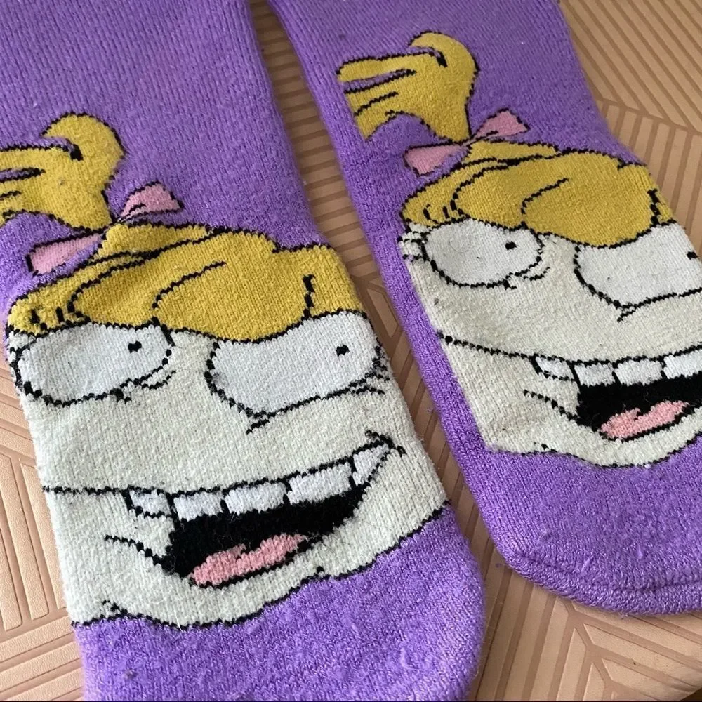 Vintage Rugrats Socks Angelica Pickles 1999 Viacom International Inc Nickelodeon